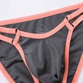 thumbnail image 4 of TANBOM Men's Comfortable Triangle Thong Nylon Underwear Gray L 1-Pack, 4 of 6
