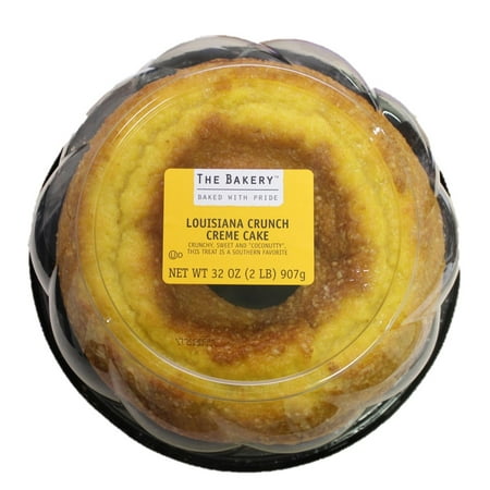 The Bakery at Walmart Lemon Louisiana Crunch Creme Cake, 32 ounce, 1 count