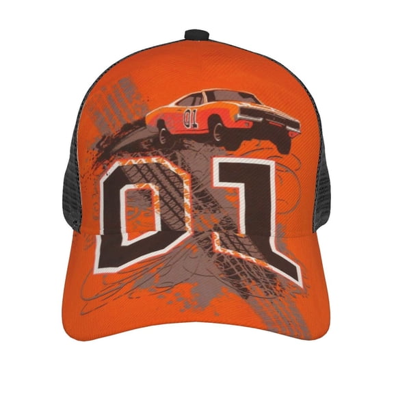 Dukes-Of-Hazzard Baseball Cap for Men Women Mesh-Back Adjustable Classic Trucker Hat