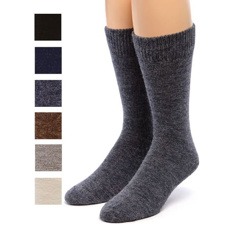 

Warrior Alpaca Socks - Outdoor Terry Lined Crew Alpaca Socks for Men and Women