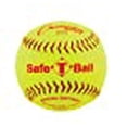 thumbnail image 3 of Champion Sports ST12 Softball de Sécurité de 12 Po, Jaune Optique et Rouge, 3 of 3