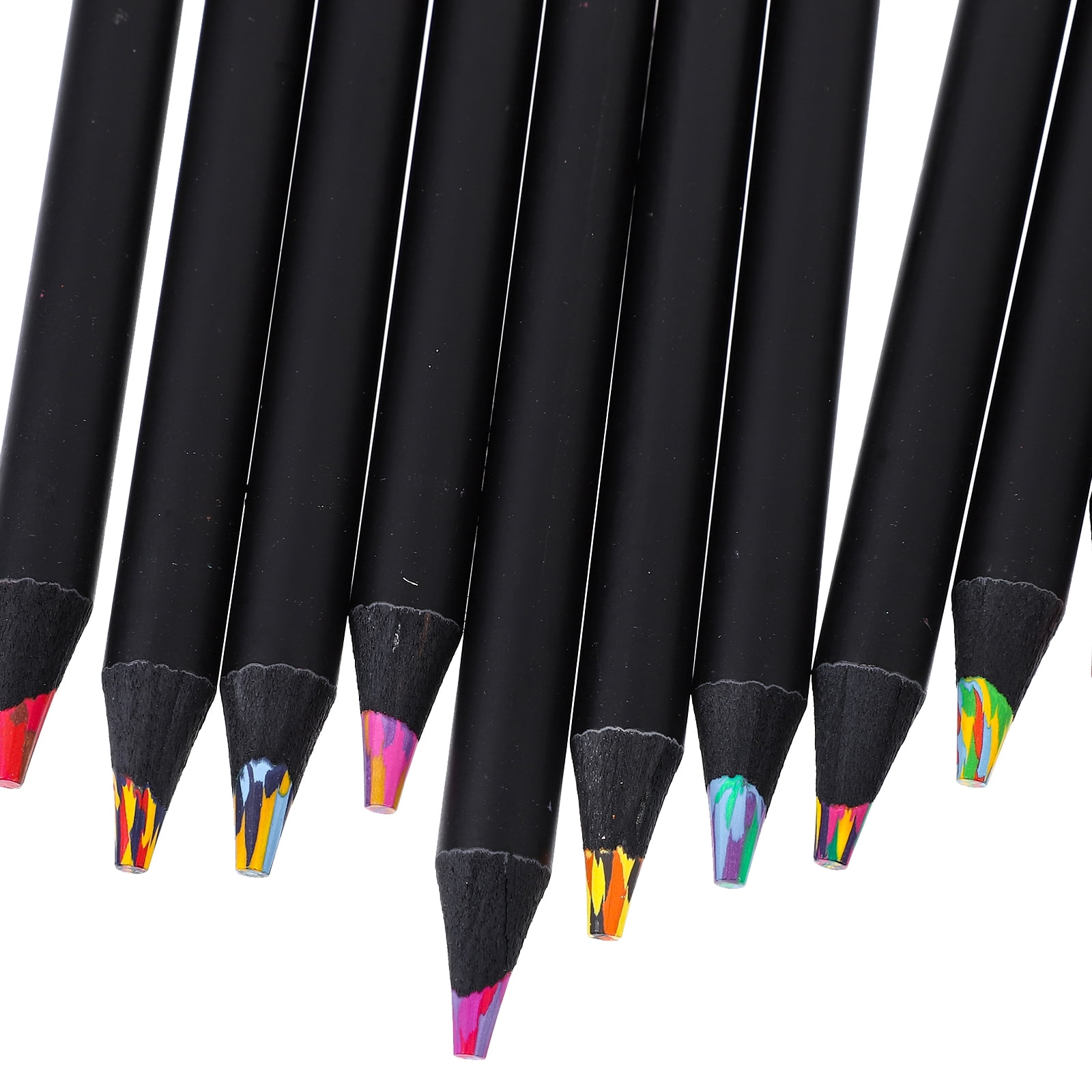 Set of 2 Pencil Coloring Pencils Drawing Lead Coloured Black