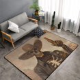 thumbnail image 2 of Area Rugs For Living Room Decor - Western Skull Cowboy Anti Slip Throw Washable Rugs 3x5 For Bedroom, Soft Indoor Carpet For Bedroom Living Room 60x39In, 2 of 5