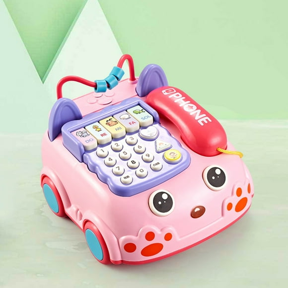 Jouet Musical d'Éveil, Jouet Téléphone de Simulation pour Bébé avec Musique