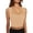 Khaki, variant on Aayomet Crop Tops Women's Sleeveless Central Single-Row Clasp Club & Night Out Crop Tank Top,Gray S