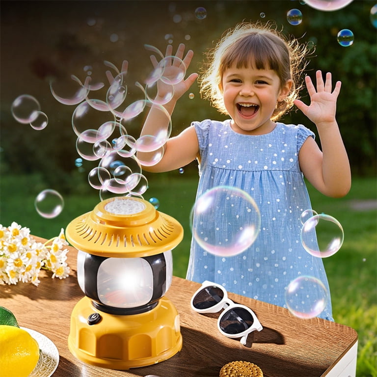 Electric Bubble Camping Lantern, Multi-function Blister Maker