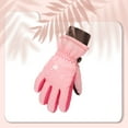 thumbnail image 4 of Guantes de esquí Qarigey 1 par para niños Tela de repuesto Calor a prueba de viento Gris, 4 of 6