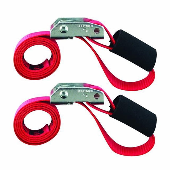 Snap-Loc Cinch Strap 1"X3' Cam Red 2 Pack (Bungee Cord Alternative) SLTC103CR2