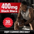 thumbnail image 5 of Force Factor Black Maca Gummies for Men & Women with Black Maca Root Extract for Energy, Strength, Drive & Libido, Passion Berry, 60 Gummies, 5 of 11