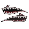 thumbnail image 2 of 4X Dientes de Tiburón de Calcomanía de PVC Una Prueba de Agua para Etiquetas Engomadas del Carro del Coche del, 2 of 5