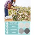 thumbnail image 2 of Handwoven Beverage Coasters, 8-Pack BOHO Style Coasters for Home Decor, Absorbent Farmhouse Cotton Table Coasters, 4.3 Inch, Gray, 2 of 5