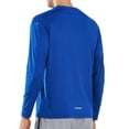 thumbnail image 3 of NORTHYARD Men's Workout Running Shirts Athletic Long Sleeve Fishing Hiking Shirt Royalblue XL, 3 of 7