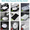 thumbnail image 4 of Luxury Gold Swan Bathroom Sink Faucet Lavatory Basin Single Handle Mixer Tap, 4 of 19