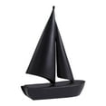 thumbnail image 1 of Figura de velero de resina, escultura en miniatura, artesanía creativa, arte, velero Negro, 1 of 9