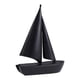 thumbnail image 1 of Figura de velero de estilo nórdico, escultura decorativa de resina, estatua de velero. Negro, 1 of 9