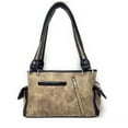 thumbnail image 5 of Laser Cut Premium Rhinestone Cross Western Embroidered Handbag With Matching Wallet in 6 Color, 5 of 6