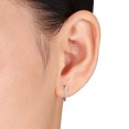 thumbnail image 4 of Everly Women's Diamond 10k White Gold Earrings, 4 of 6