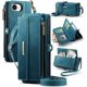 thumbnail image 1 of Funda Billetera para iPhone 16e – Funda para Teléfono de Cuero PU con Bloqueo RFID con Tarjetero, Bolsillo con Cremallera, Pata de Cabra, Cierre Magnético, Correa para el Hombro y la Muñeca, 1 of 9