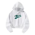 thumbnail image 4 of Sudadera con capucha para mujer, estampado verde, atlético blanco, con cordón para mujer SG, 4 of 8
