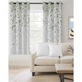 thumbnail image 2 of Sage Green Polka Dot Blackout Curtains, Light Blocking Print Window Curtains, Abstract Modern Art Dots Watercolor Thermal Insulated Window Drapes for Living Room 2 Panels, 84"W x 63"L, 2 of 9