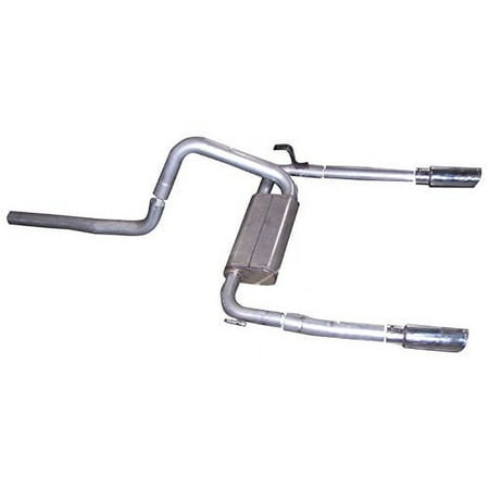 Cat-Back Dual Exhaust System, Stainless Fits select: 2002 PONTIAC FIREBIRD FORMULA/TRANS AM, 1998-2002 CHEVROLET CAMARO Z28