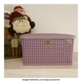 thumbnail image 4 of KIT CAJA RTTN C/TAPA CH Y MED 4P ROSA MA PLASTICOS LA ARDILLA Tipo Rattan (Rosa), 4 of 4