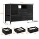 thumbnail image 2 of Historyli Soporte para TV de 8 Cajones de 47.4 Pulgadas (120 cm),para TVs de hasta 50 Pulgadas,Cómoda con Cajones con Luz LED RGB y Toma de Corriente para Centro de Entretenimiento con Almacenamiento, 2 of 8