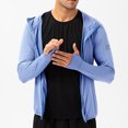 thumbnail image 4 of Nmnitkp Men's UPF 50+ Sun Protection Hooded Jacket UV Shirt Long Sleeve SPF Quick Dry for Fishing Hiking Workout & High Quality Sunscreen Fabric Mens Sun Protection Shirts with Zip Pockets, 4 of 4