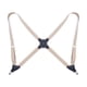thumbnail image 1 of Minnieouse Hombres Mujeres Brace Moda coreana Fácil de combinar Universal Elegante Color sólido Elástico Tirantes traseros con 2 clips Accesorios de disfraces Beige, 1 of 6