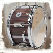Griffin Popcorn Snare Drum - 10x6 Acoustic Mini Poplar Wood Shell Marching Head