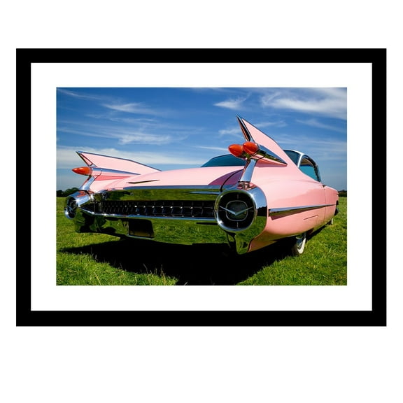 PINK CADILLAC STYLE Framed Print