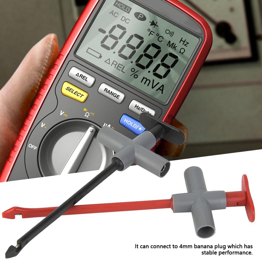 2Pcs P5010 Multimeter Test Leads Auto Repairing Multimeter Test Clip Car Testing Tool for Auto Repairing Puncture Probe 2Pcs P5010 Multimeter Test Leads Auto Repairing Multimeter Test Clip Car Testing Tool for Auto Repairing Puncture Probe