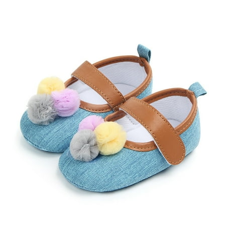 

ãYilirongyummã Baby Sandals Toddler Shoes Soft Sole Toddler Shoes Ball Hook Loop Breathable Princess Shoes