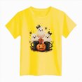 thumbnail image 5 of CAUYDY Halloween Shirts for Girl Cute Pumpkin Ghost T-Shirt Retro Spooky Fall Tees Kids Short Sleeve Tops Girls Halloween Shirt Sizes 12-18 Months, 5 of 5