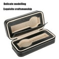 thumbnail image 3 of Tebru 2 Slots Watch Box Jewelry Display Storage Organizer Wrist Watch Present Box Case, Watch Display Box, Watch Storage Box, 3 of 8