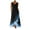 Blue, variant on Women Sleeveless Print Round Neck Long Maxi Dress Beach Shirt Dresses for women 2025