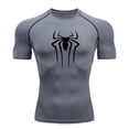 thumbnail image 3 of New Compression Shirt Men Fitness Gym Super Hero Sport Running T-Shirt Rashgard Tops Tee Quick Dry Short Sleeve T-Shirt For Men, 3 of 5