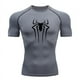thumbnail image 1 of Camiseta de compresión para hombre, ropa deportiva de superhéroe para gimnasio, correr, Rashgard, de secado rápido, de manga corta, nueva4, 1 of 1