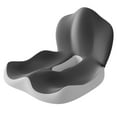 thumbnail image 1 of Updated Ergonomic Design Seat Cushion Memory Foam Cushion for Chair Car Seat Airplane Bleacher Desk Chair Cushion for Long Sitting Workers Car Drivers, 1 of 4