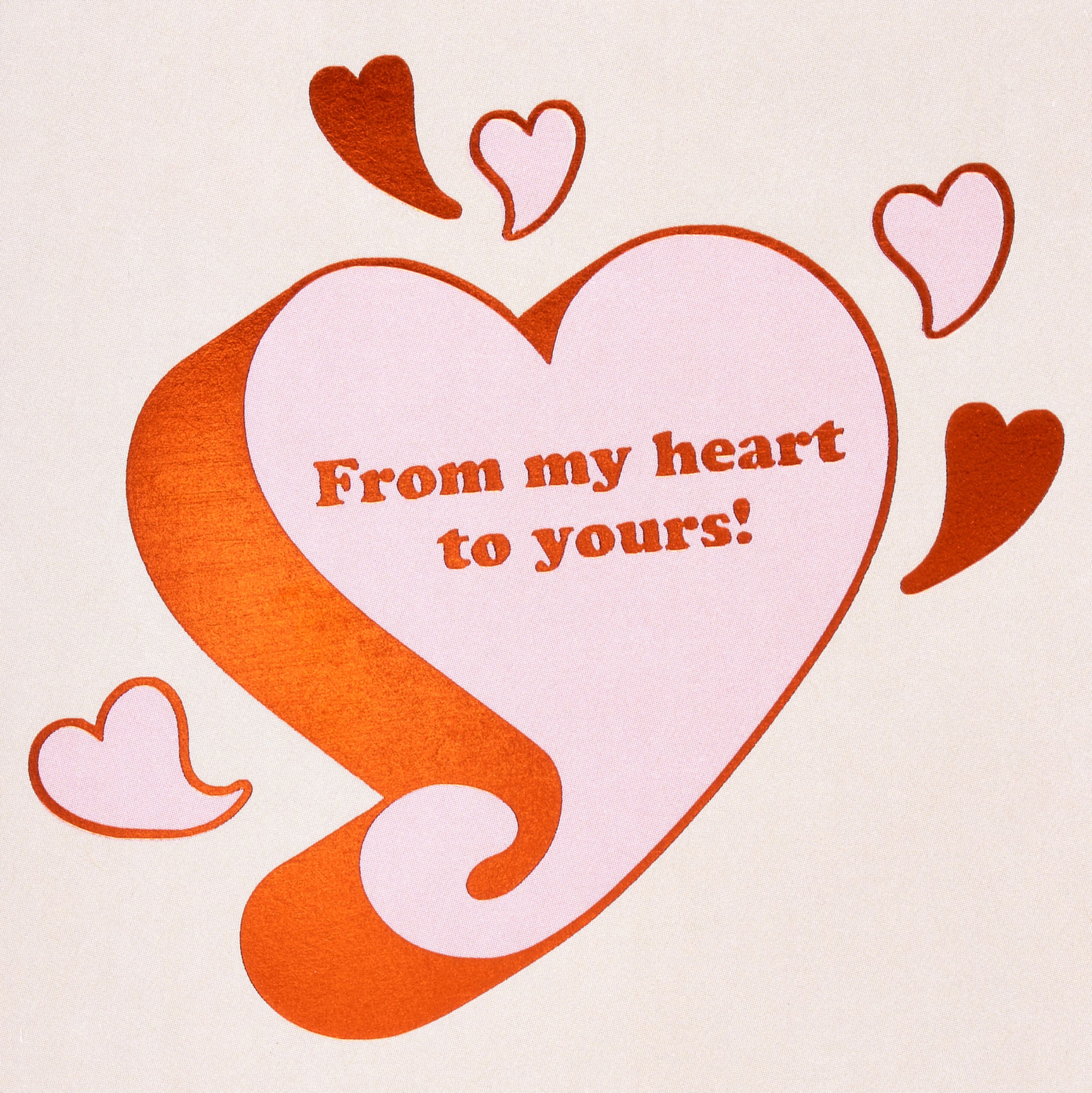 American Greetings Valentine's Day Card, Happy Valentine's Day Lettering
