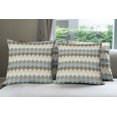thumbnail image 6 of Ambesonne Geometric Throw Pillow Cover 4 Pack, Half Circle Waves, 16", Multicolor, 6 of 7