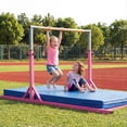 thumbnail image 4 of Gymax Double Horizontal Bars w/13-Level 33''-57'' Adjustable Heights & Adjustable Width, 4 of 9