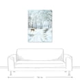 thumbnail image 3 of Creative Products Doe Walking In The Snow 30 x 40 Canvas Wall Art, 3 of 4