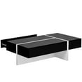 thumbnail image 6 of Royard Oaktree Rectangle Coffee Table, Modern High Gloss Center Table with Drawer for Living Room, 6 of 7