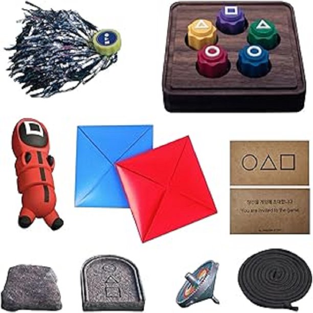 Juego de juego folclórico coreano Paeng-y DDAKJI Gonggi Jack Stone Pebbles Set para fanáticos (B)