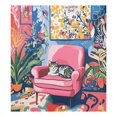thumbnail image 6 of Yayeee Magnetic Dishwasher Cover for The Front Decoration Home Kitchen Machine Sticker Protector, Art Cat, 6 of 6