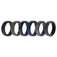 thumbnail image 2 of Juego de anillos de boda de silicona ROQ 2 capas 6 mm Camo para hombres, 2 of 2
