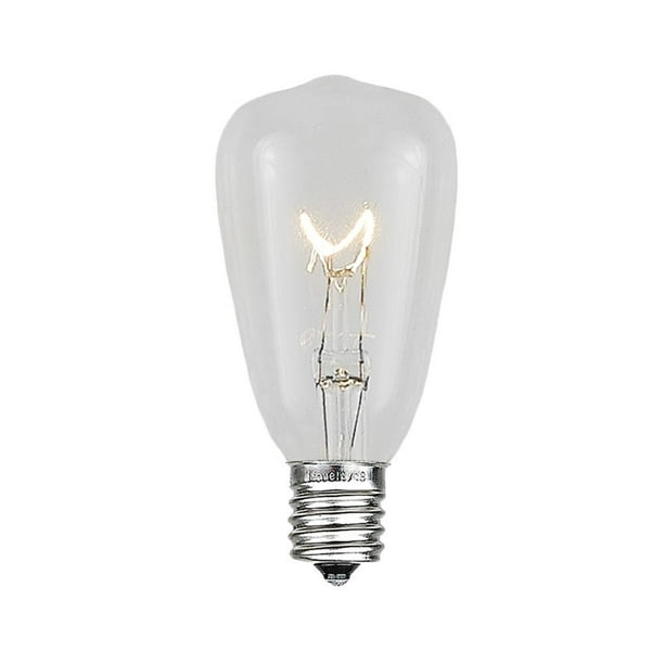 Novelty Lights 25 Pack ST38 Outdoor Patio Edison Replacement Bulbs