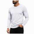 thumbnail image 4 of ZIXKCGDSE Shirts for Men Crew Neck Stretch Athletic T Shirts Lightweight Comfortable Gym Top Size M, 4 of 4
