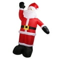 thumbnail image 3 of Inflatable Santa Yard Decoration, Christmas Inflatables Santa Polyester Stable Foldable Storage  for Garden EU Plug 220V,US Plug 100-240V,UK Plug 220V, 3 of 7